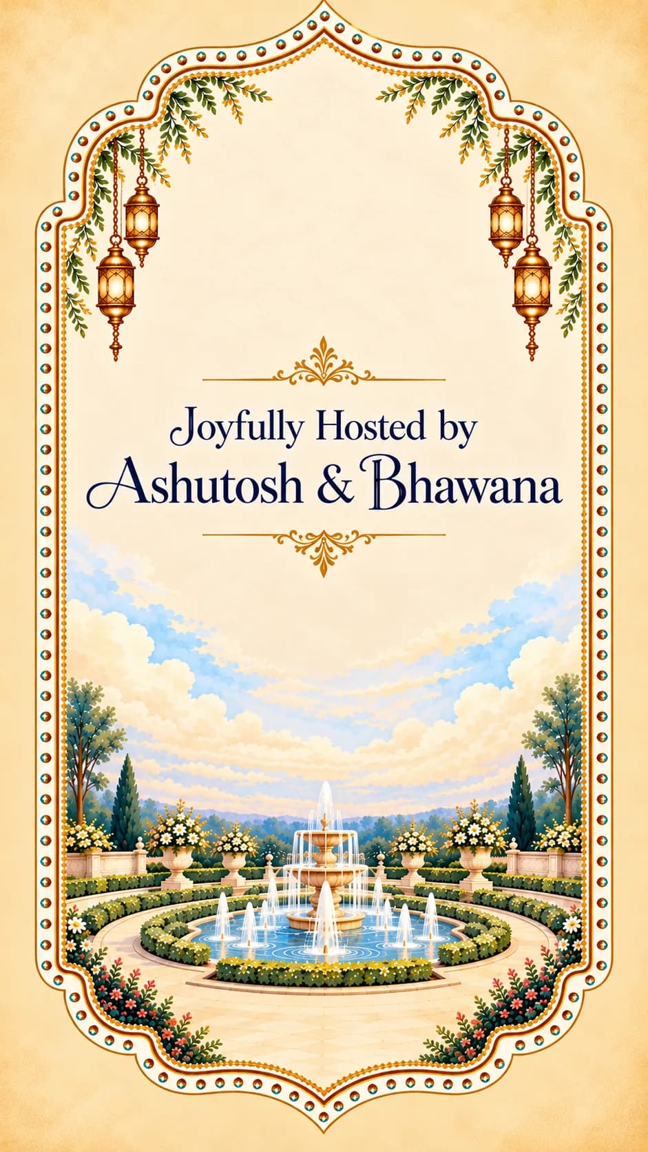 Joyfully Hosted by Ashutosh & Bhawana